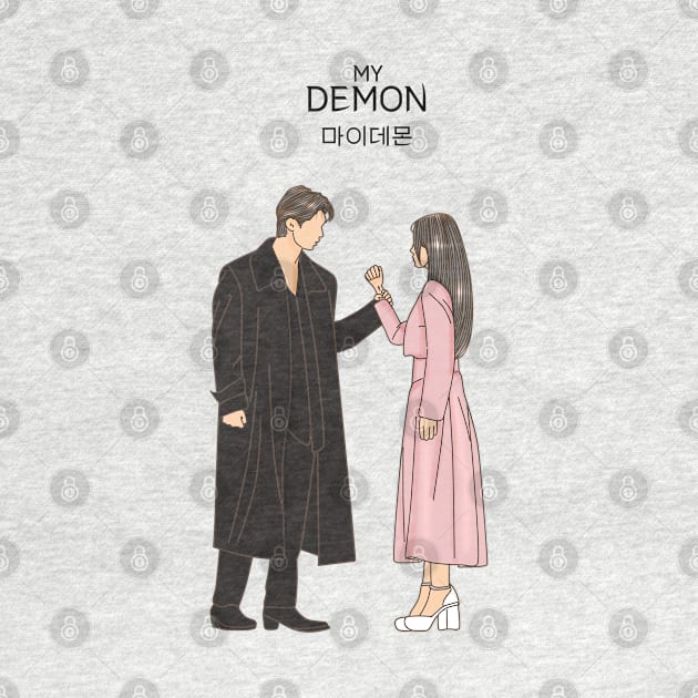 My Demon Kdrama Fan Art by ArtByAzizah